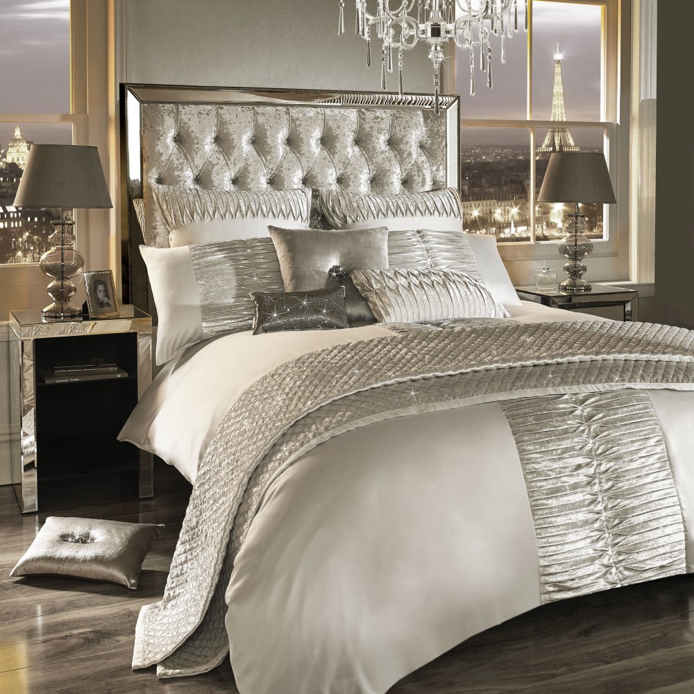 Atmosphere Ivory Bed Linen by Kylie Minogue At Home House of Bedding